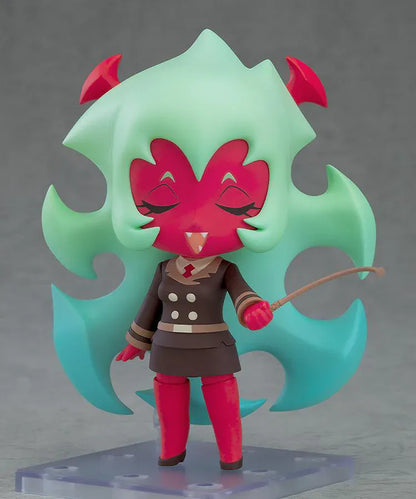 New Panty and Stocking with Garterbelt Nendoroid Scanty anime figure with mint green hair and whip accessory