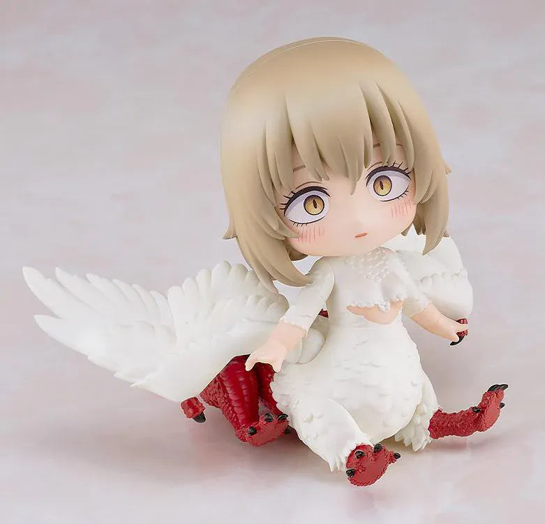 Delicious in Dungeon Nendoroid Falin Chimera Figure with blonde hair, white wings, red dragon body, claws, and tail