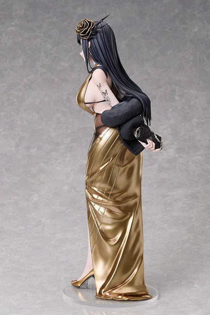 D Killer Wife Secret Party Cleaner 1/4 scale figure in gold dress holding a champagne glass.