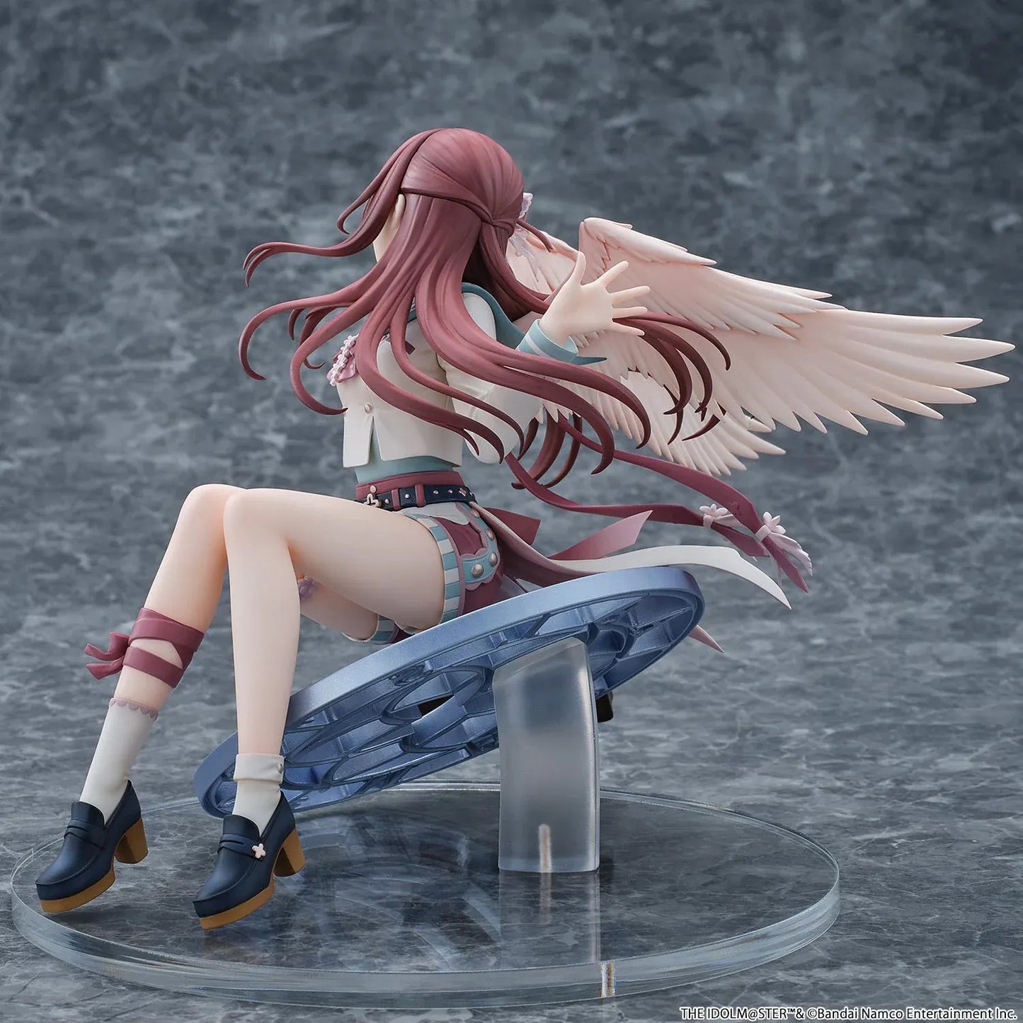 Amana Osaki Gardienne Tourmaline 1/6 scale figure with wings seated on clock base with handbag