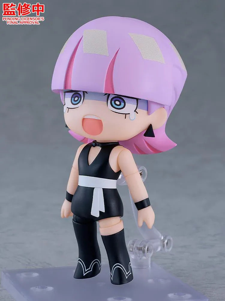 New PANTY & STOCKING with GARTERBELT Nendoroid Polyurethane figure with pink hair and a black outfit.