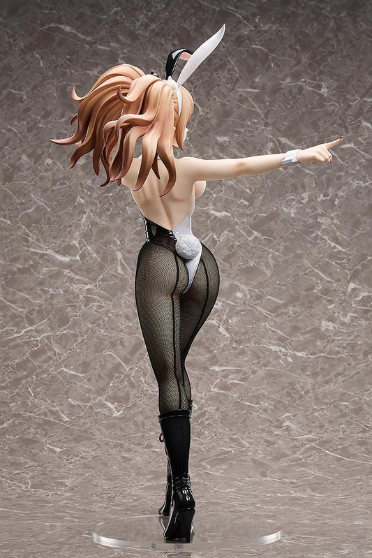 Danganronpa Trigger Happy Havoc B-Style Junko Enoshima Bunny Ver. 1/3 Scale Figure featuring Junko in a white bunny outfit with twin tails, bunny ears, fishnet-style tights, and black boots.
