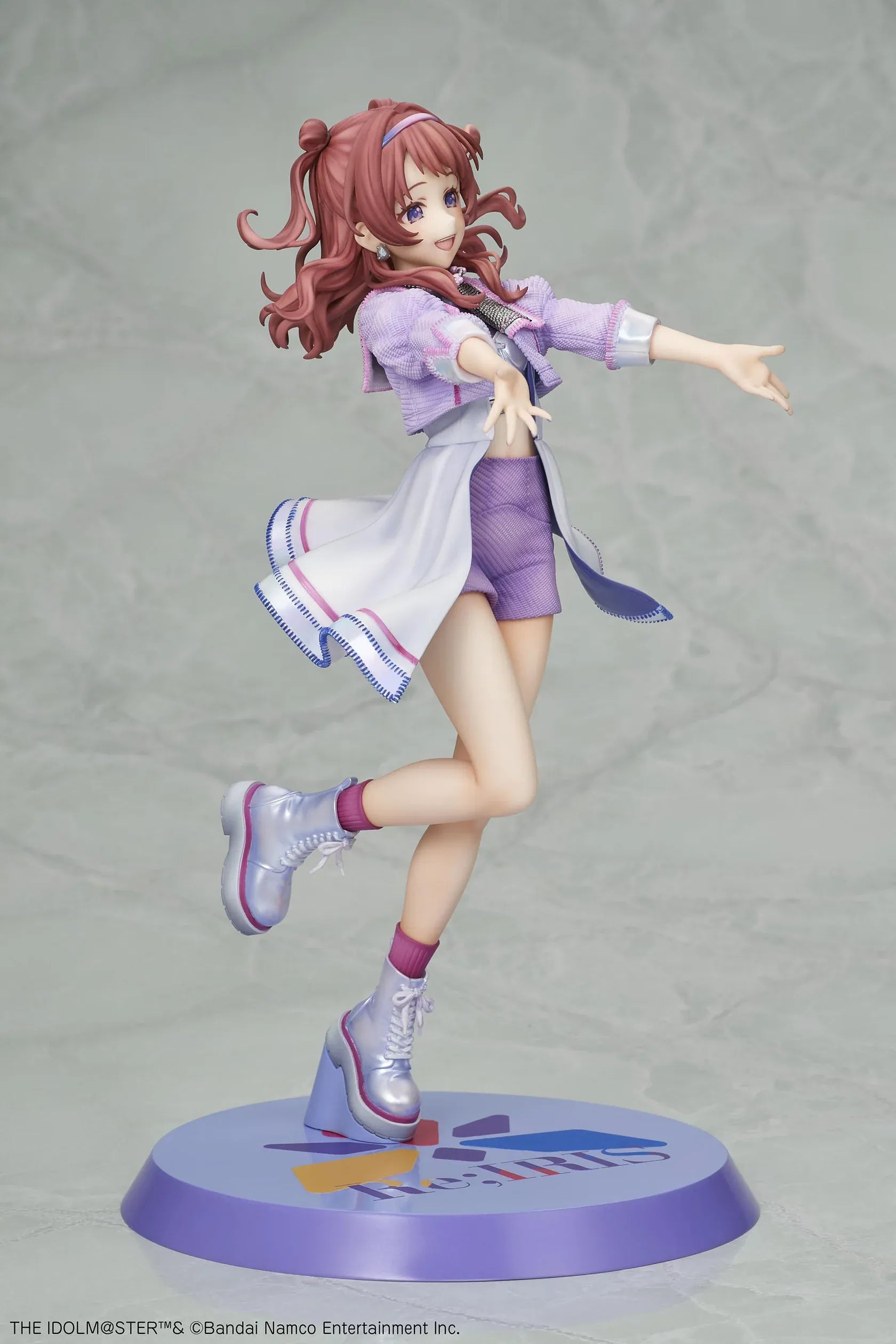 Saki Hanami Re IRIS Version 1/7 scale figure The Idolmaster Gakuen anime collectible with pastel outfit and dynamic pose