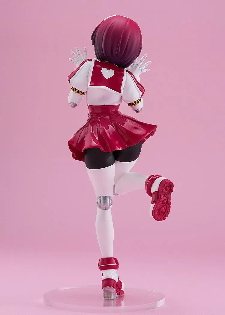 VA-11 HALL-A POP UP PARADE Dorothy Haze Another Skin Ver. L Size Figure in a glossy red and white outfit with a playful winking pose