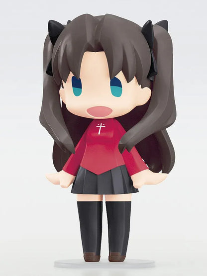 Fate/stay night HELLO! GOOD SMILE Rin Tohsaka chibi figure with signature twin tails and red outfit