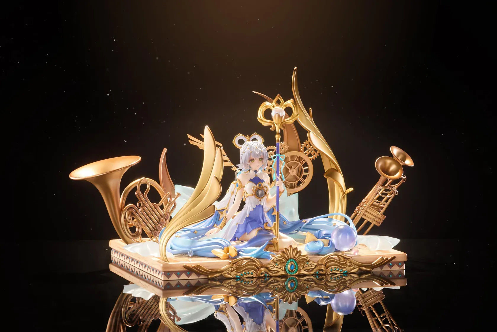 Vsinger Luo Tianyi Ba Yin Qi Xiang Version 1/7 scale figure with ornate musical instrument display base