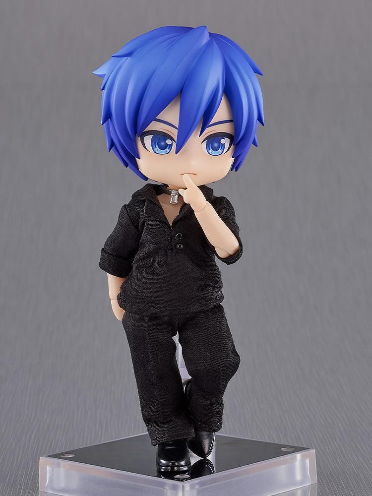 Sega feat Hatsune Miku Project Nendoroid Doll Kaito Guilty Ver figure in black outfit