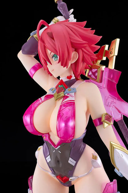 Cutie Honey Nova POP UP PARADE SP Cutie Honey Figure featuring Cutie Honey with short red hair, glossy pink battle outfit, sword accessory, and dynamic hero pose.