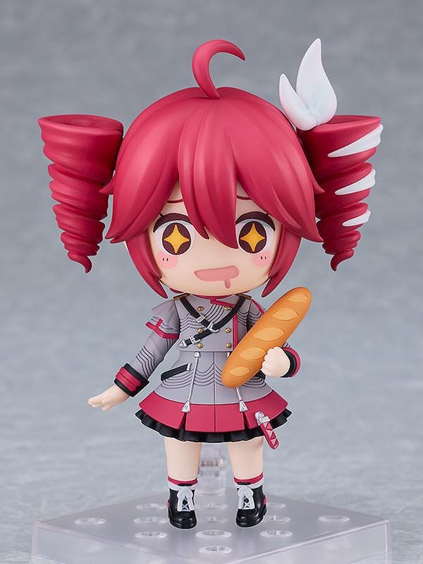 UTAU Nendoroid No.2344 Kasane Teto Synthesizer V AI Ver. reissue figure with twin-drill hairstyle and red outfit