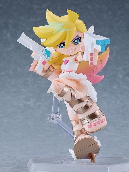 New PANTY & STOCKING with GARTERBELT figma Panty Angel ver Figure with blonde hair, white angel outfit, halo, and wings