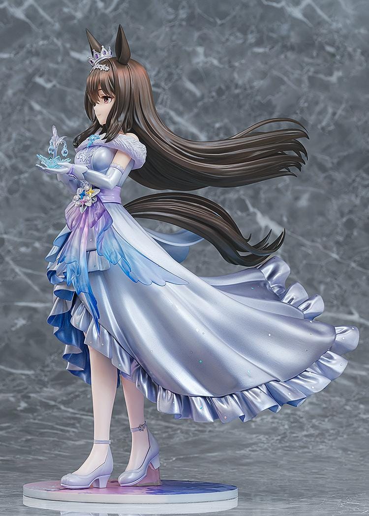 Umamusume Pretty Derby Glacialis Vega Admire Vega 1/7 scale figure wearing elegant blue silver and lavender gown