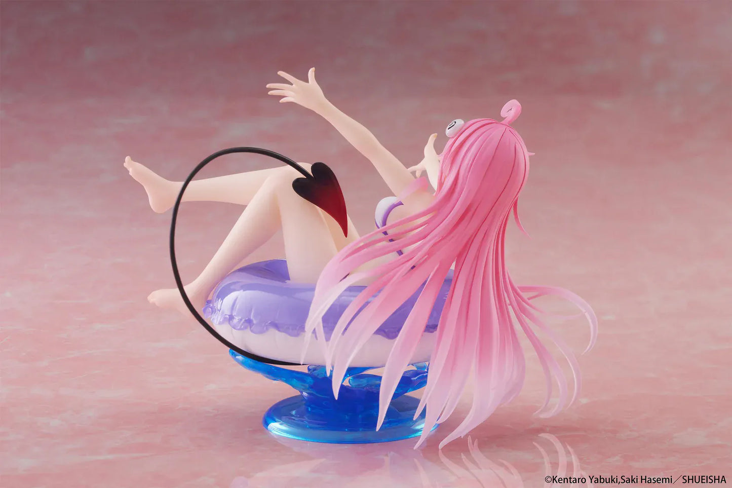 Lala Aqua Float Girls figure To Love Ru Darkness anime swimsuit figure with inflatable float base