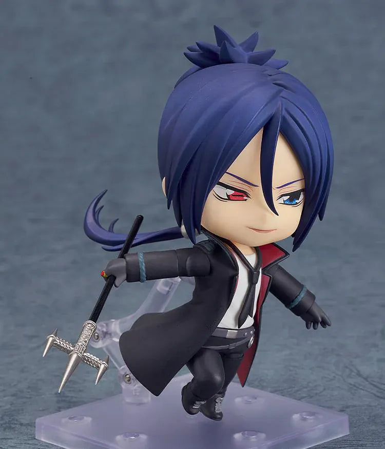 REBORN! Nendoroid Mukuro Rokudo Ten-Years-Later Ver. Figure with blue hair dark coat and trident weapon