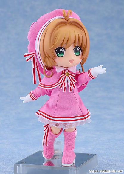 Cardcaptor Sakura Clear Card Nendoroid Doll Sakura Kinomoto Costume Version wearing a pink outfit