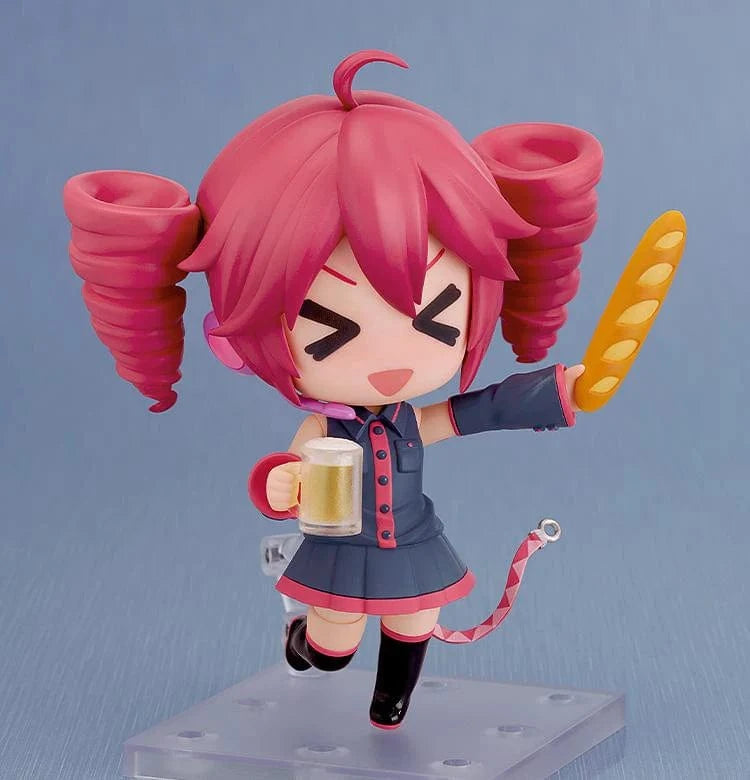 UTAU Nendoroid No.2890 Kasane Teto Ver. 2.0 figure with twin-drill hair and navy-pink outfit