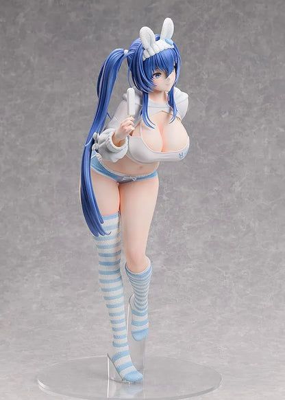 Azur Lane New Jersey Private Quarters Ver 1/3 Scale Figure with blue hair, bunny accessories, striped socks and frozen treat