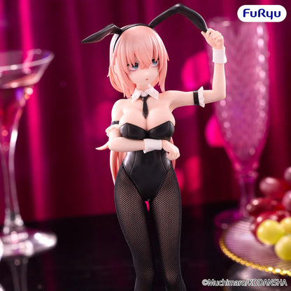 There Is Also a Hole in the Student Organization BiCute Bunnies Komaro Michinoku Figure wearing a black bunny suit with fishnet tights and bunny ears