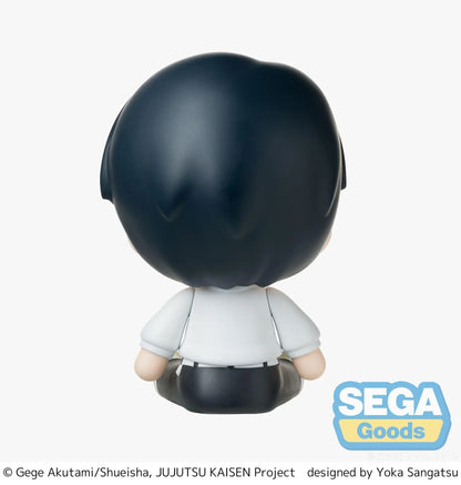 Yuta Okkotsu chibi figure from Jujutsu Kaisen The Culling Game seated in his white uniform with dark hair and gold buttons.