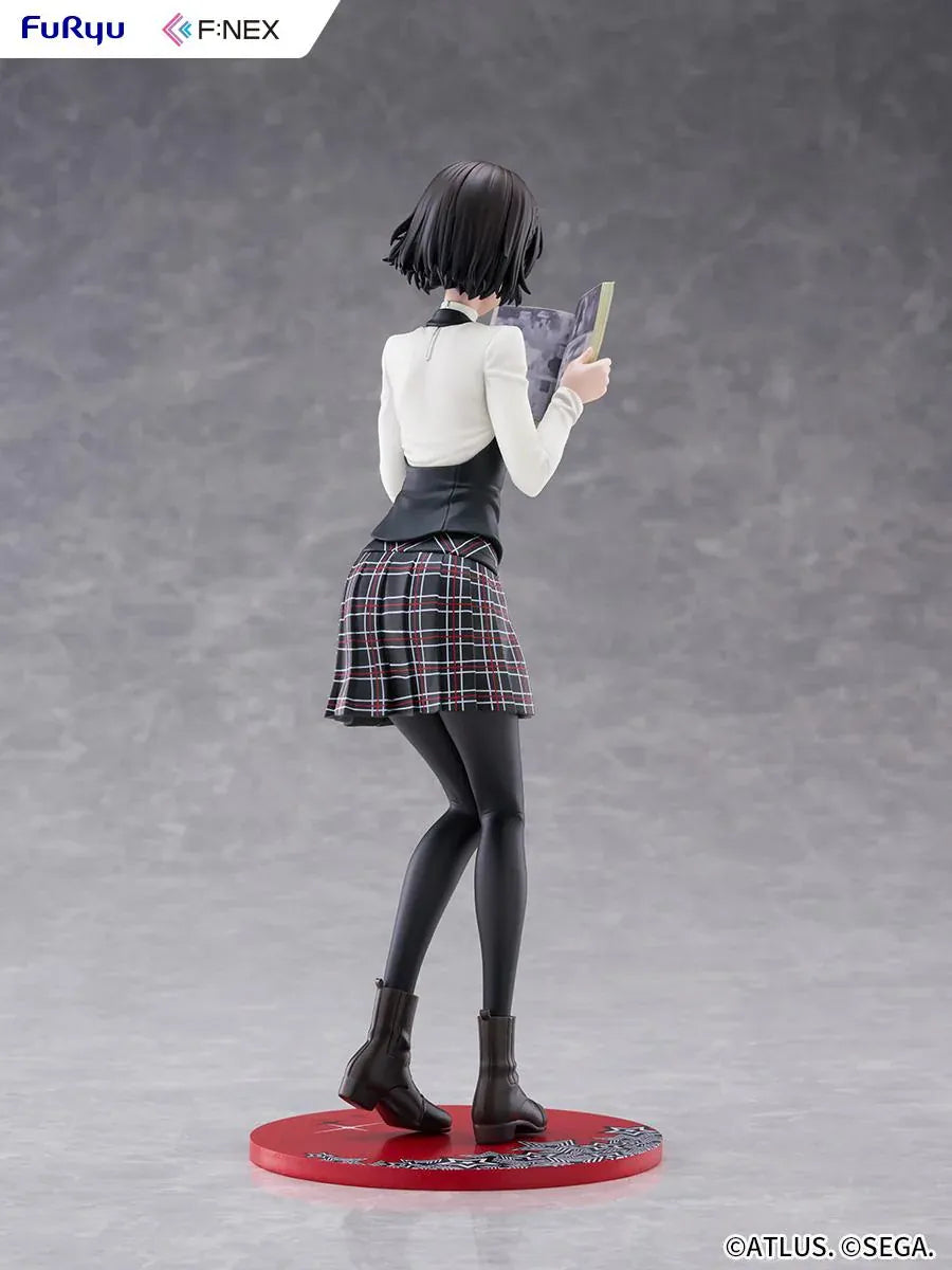 Persona 5 Royal Makoto Niijima 1/7 scale figure in her Shujin Academy school uniform reading a book