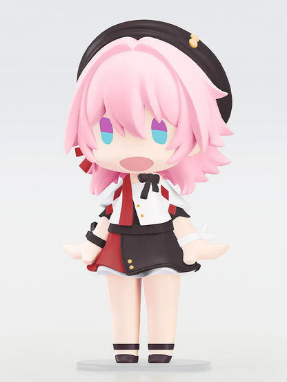 Honkai Star Rail Hello Good Smile March 7th chibi figure with pink hair and open-mouth expression