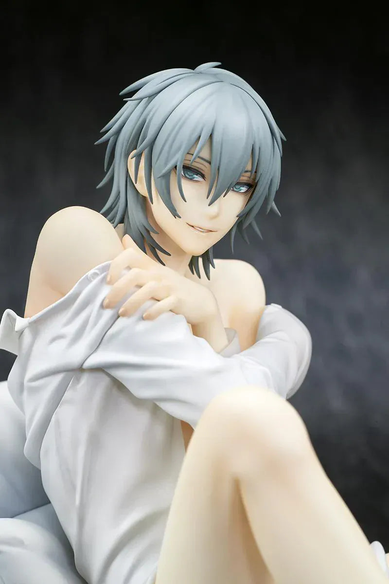 Akira 1/7 scale figure from Togainu no Chi sitting on cushion with relaxed pose and detailed sculpt