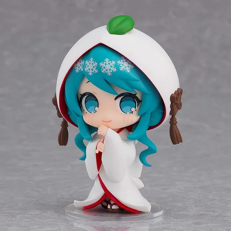 Hatsune Miku Snow Miku All Stars Figure Collection Vol. 2 boxed set featuring eight chibi Snow Miku figures in different winter-themed outfits