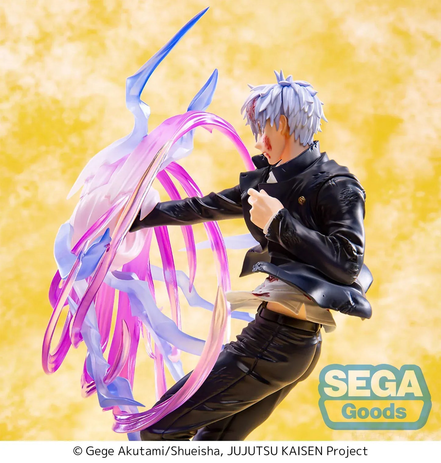 Satoru Gojo Hollow Purple Luminasta figure from Jujutsu Kaisen Hidden Inventory arc with purple energy effects