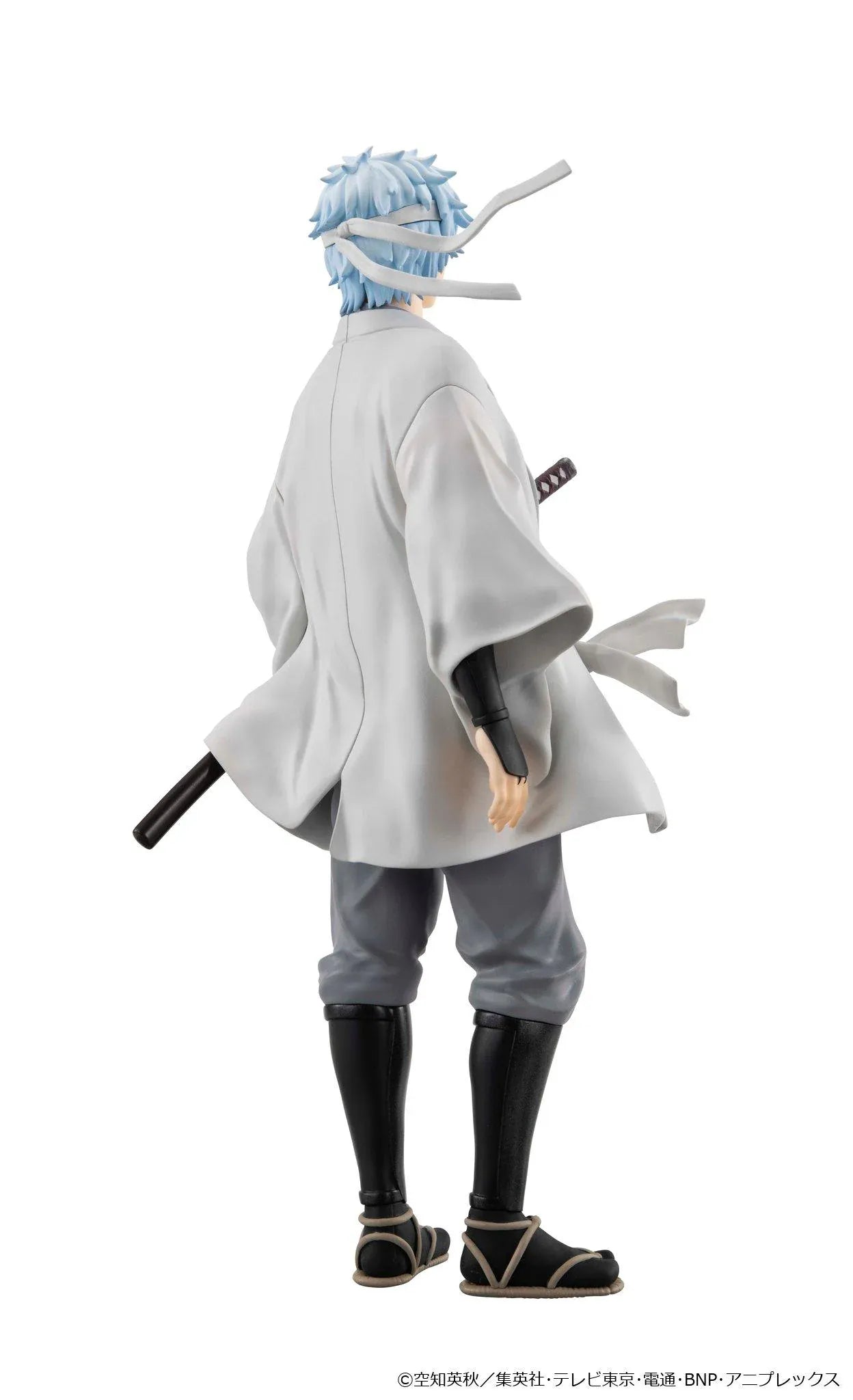Gintama G.E.M. Carat Series Gintoki Sakata Joi-Shishi Ver. figure wearing traditional white and gray attire with a katana