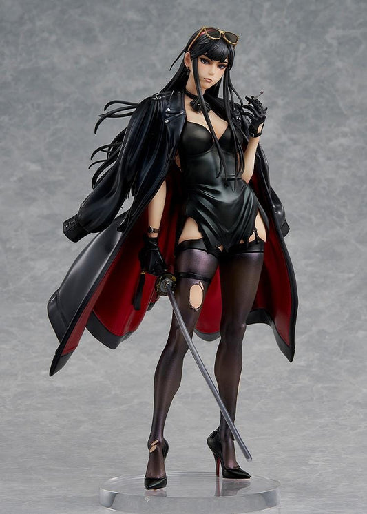 Guweiz Illustration G.A.F.C. Series IRENA figure with long black coat and sword