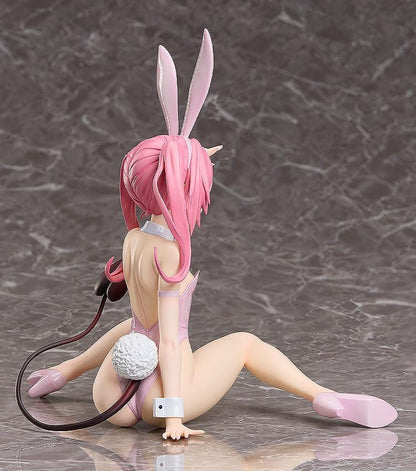 To Love-Ru Darkness Nana Astar Deviluke Bare Leg Bunny Ver. 1/4 scale figure featuring Nana in a pink bunny outfit with bunny ears in a playful seated pose