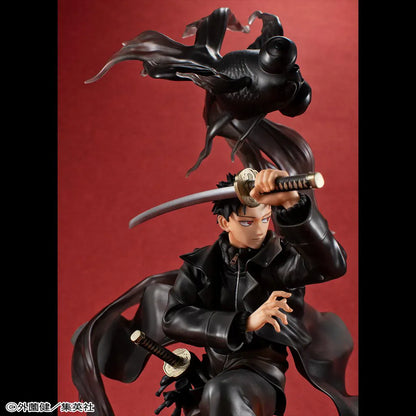 Kagurabachi G.E.M. Series Chihiro Rokuhira figure in dynamic sword combat pose