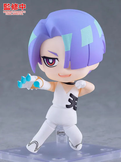 New PANTY & STOCKING with GARTERBELT Nendoroid Polyester figure with blue-purple hair and a white outfit.