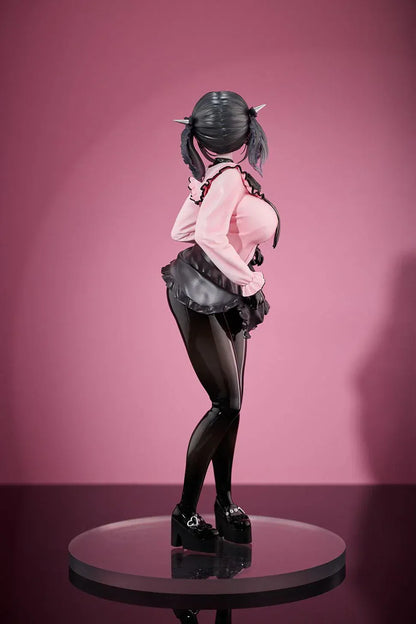 Illustration Dear My Rubber Kurokawa Miu 1/6 scale figure with glossy outfit and display base