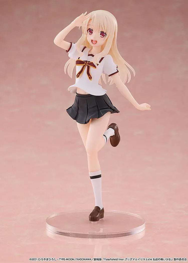 Fate kaleid liner Prisma Illya Licht The Nameless Girl CHILLfigg Set of 6 Figures featuring magical girl and school uniform designs