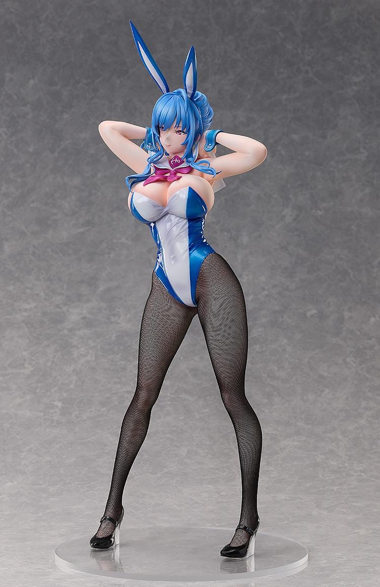 Azur Lane St. Louis Bunny Ver. 1/4 scale figure featuring glossy blue bunny outfit and fishnet stockings