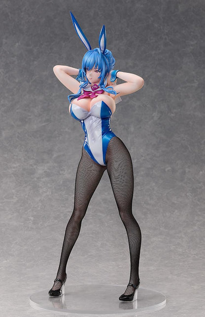 Azur Lane St. Louis Bunny Ver. 1/4 scale figure featuring glossy blue bunny outfit and fishnet stockings