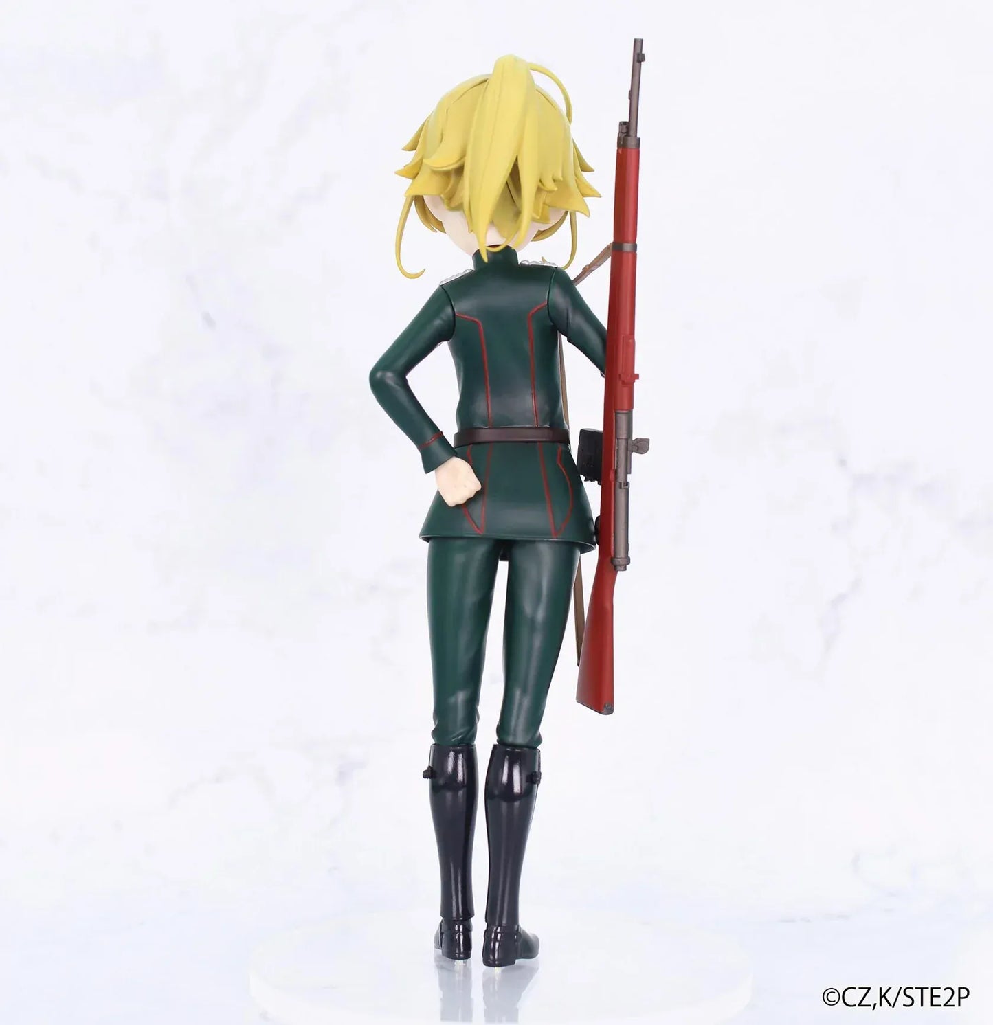 Saga of Tanya the Evil Vivit Tanya Degurechaff figure holding rifle in military uniform