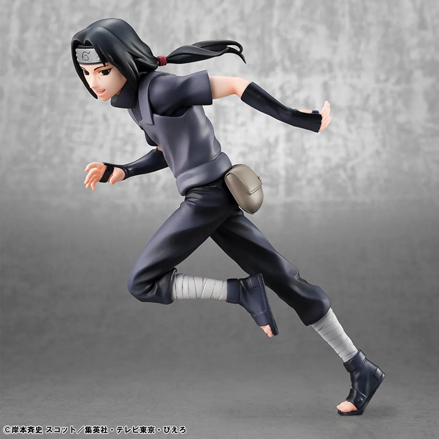 Naruto Shippuden G.E.M. Series Itachi and Sasuke Uchiha Figure Set featuring the brothers running together