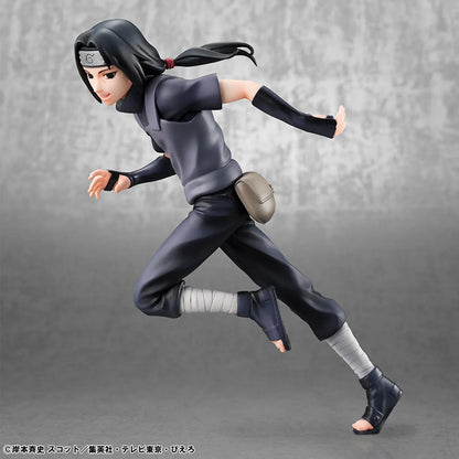 Naruto Shippuden G.E.M. Series Itachi and Sasuke Uchiha Figure Set featuring the brothers running together