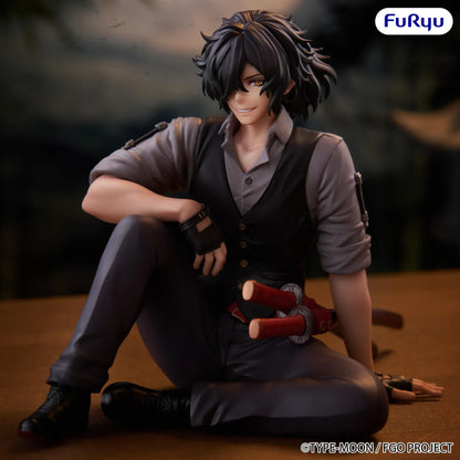 Fate Grand Order Assassin Izou Okada Awesome Dapper Suit Noodle Stopper figure in a relaxed seated pose
