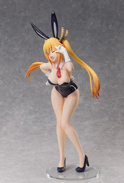 Miss Kobayashi's Dragon Maid Tohru Bare Leg Bunny Ver. 1/4 scale figure with bunny outfit and dynamic pose