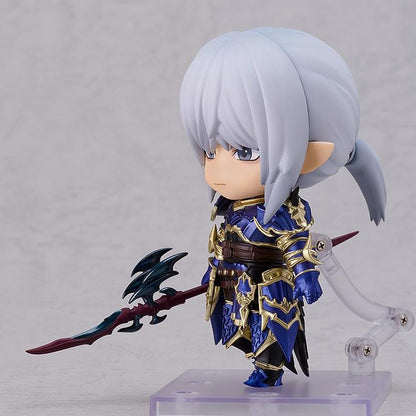 Final Fantasy XIV Nendoroid Estinien figure wearing dragoon armor and holding his signature lance