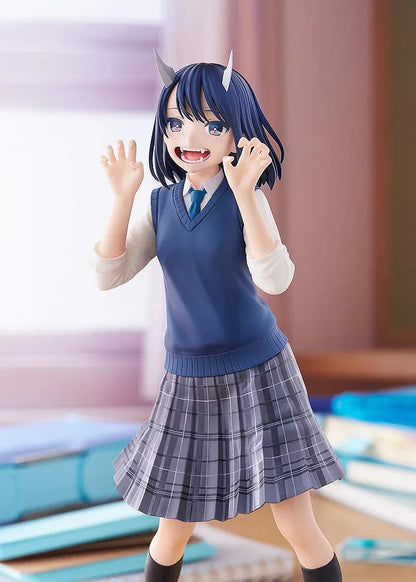 RuriDragon Pop Up Parade L Ruri Aoki figure with horns school uniform and playful claw pose by Good Smile Company
