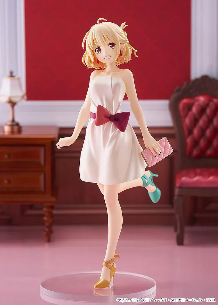 Chisato Nishikigi and Takina Inoue After Party POP UP PARADE L Size figures in elegant dresses