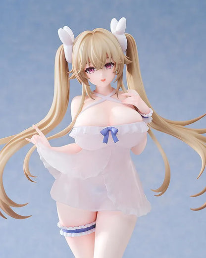 Azur Lane LessMore Anchorage Private Quarters Ver. 1/8 scale figure wearing a white outfit with blue accents.