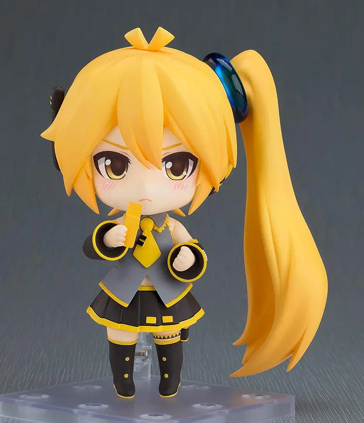 Akita Neru Nendoroid figure featuring her iconic blonde side ponytail, classic outfit, and cellphone accessory with interchangeable parts