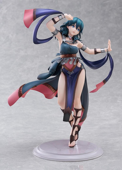 “Fire Emblem Three Houses Byleth Dancer Version 1/7 Scale Figure in dynamic dancing pose with flowing outfit and detailed sculpt.”