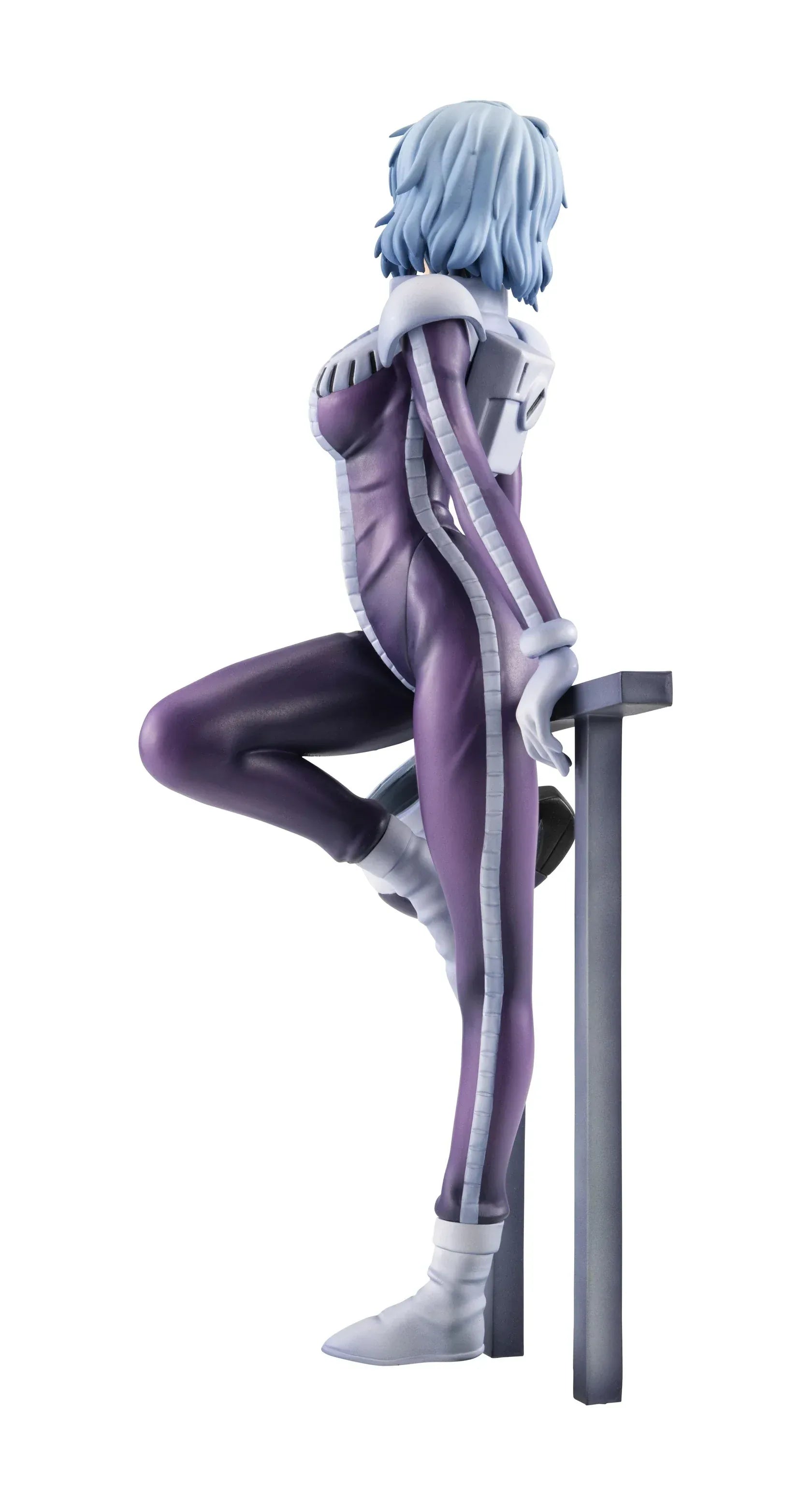 Mobile Suit Gundam The 08th MS Team Aina Sahalin Snow Night Ver. figure wearing purple pilot suit holding helmet