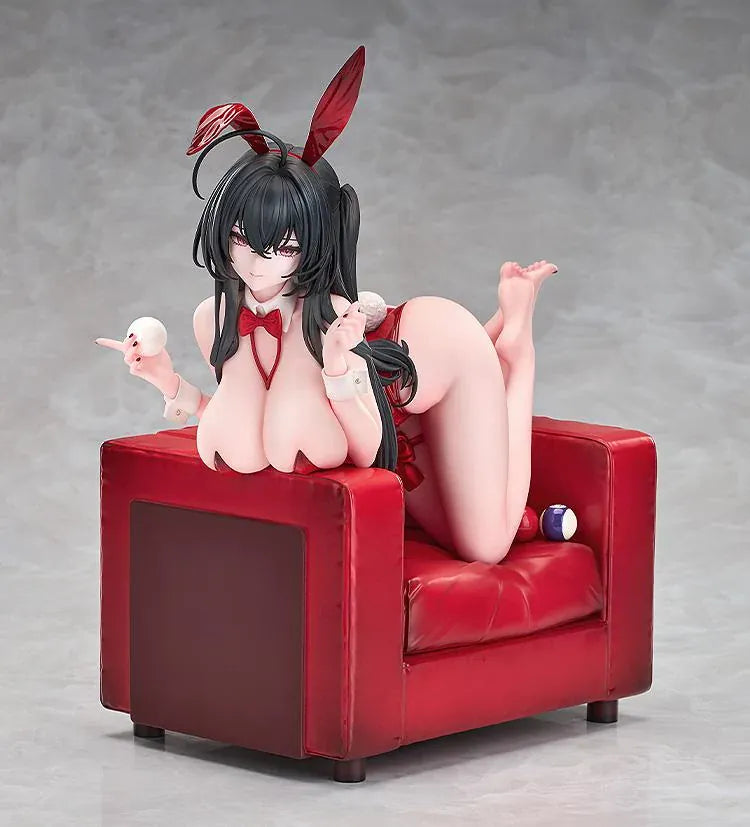 Azur Lane Taihou Fun on the Baize Illustration Ver. 1/7 scale figure in bunny outfit posing on red chair