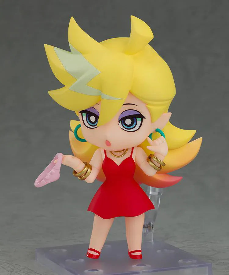 New Panty and Stocking with Garterbelt Nendoroid Panty New Version anime figure with Chuck accessory and red dress